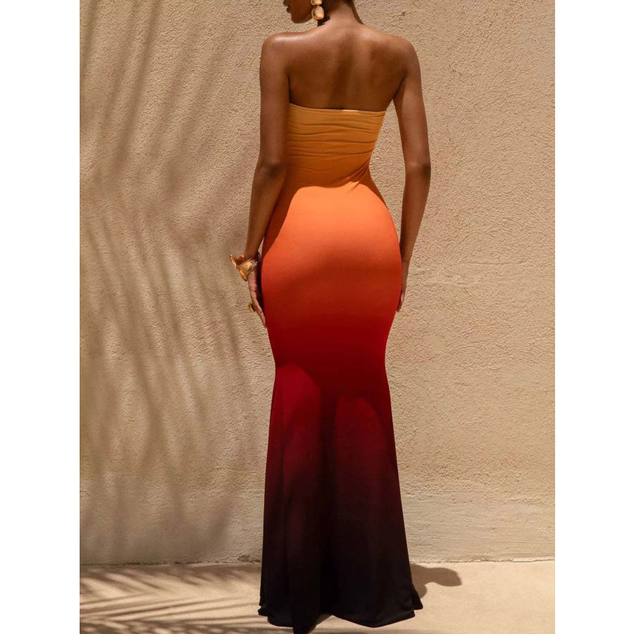 Tube Bodycon Maxi Dress Apparel and Accessories