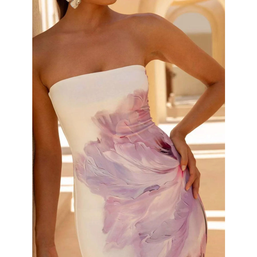 Tube Bodycon Maxi Dress Apparel and Accessories