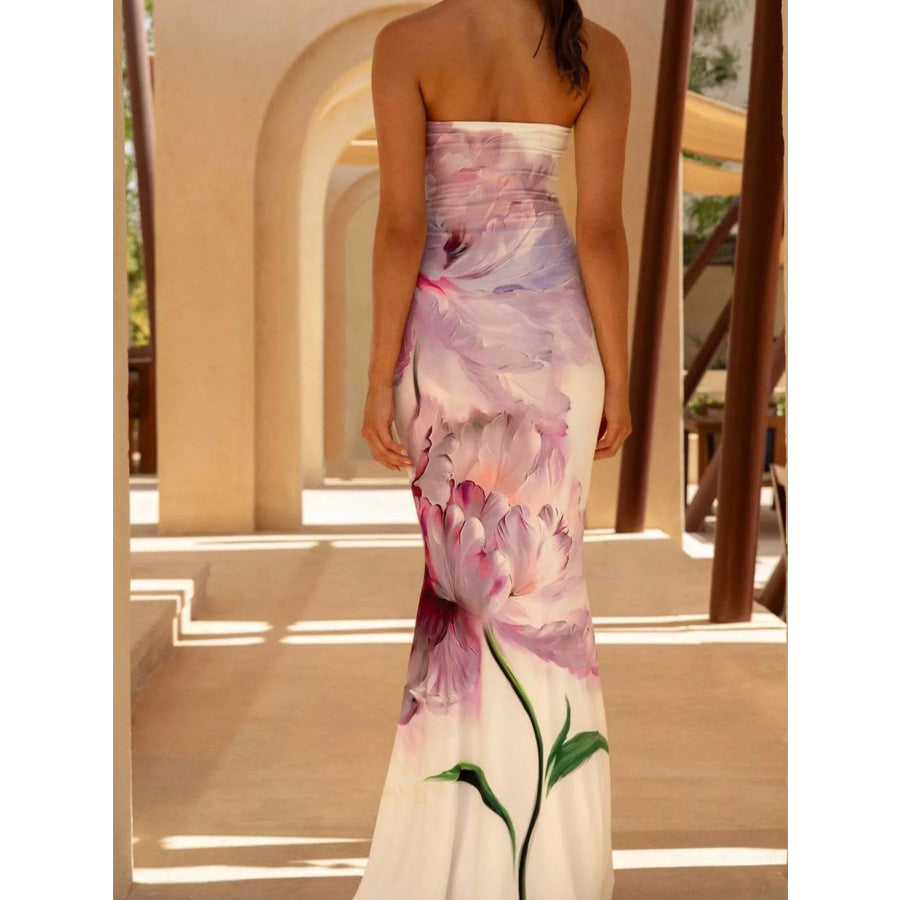 Tube Bodycon Maxi Dress Apparel and Accessories