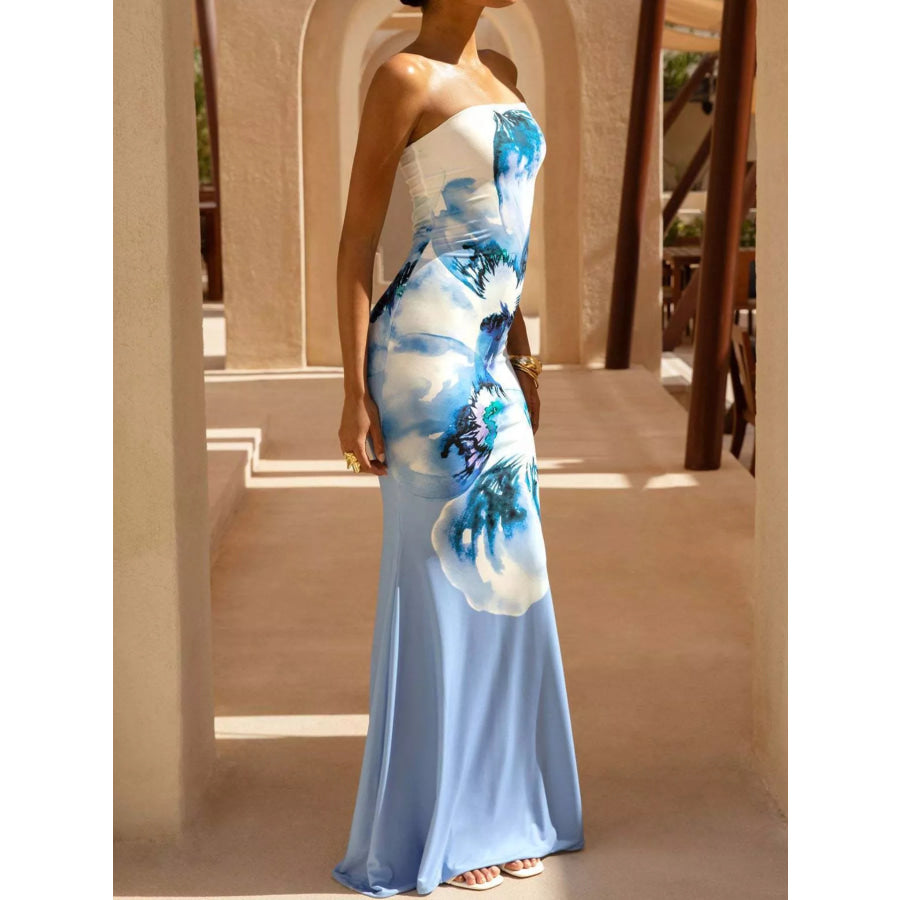 Tube Bodycon Maxi Dress Apparel and Accessories