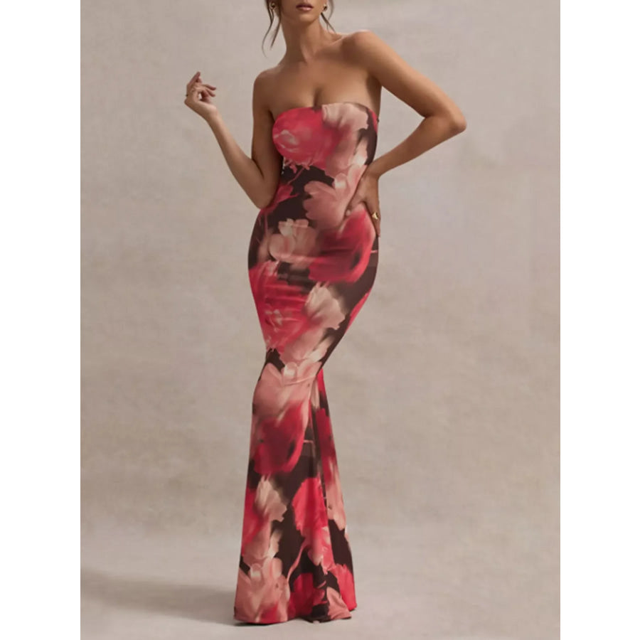 Tube Bodycon Maxi Dress Apparel and Accessories