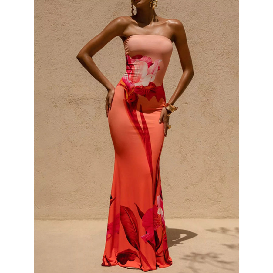 Tube Bodycon Maxi Dress Apparel and Accessories