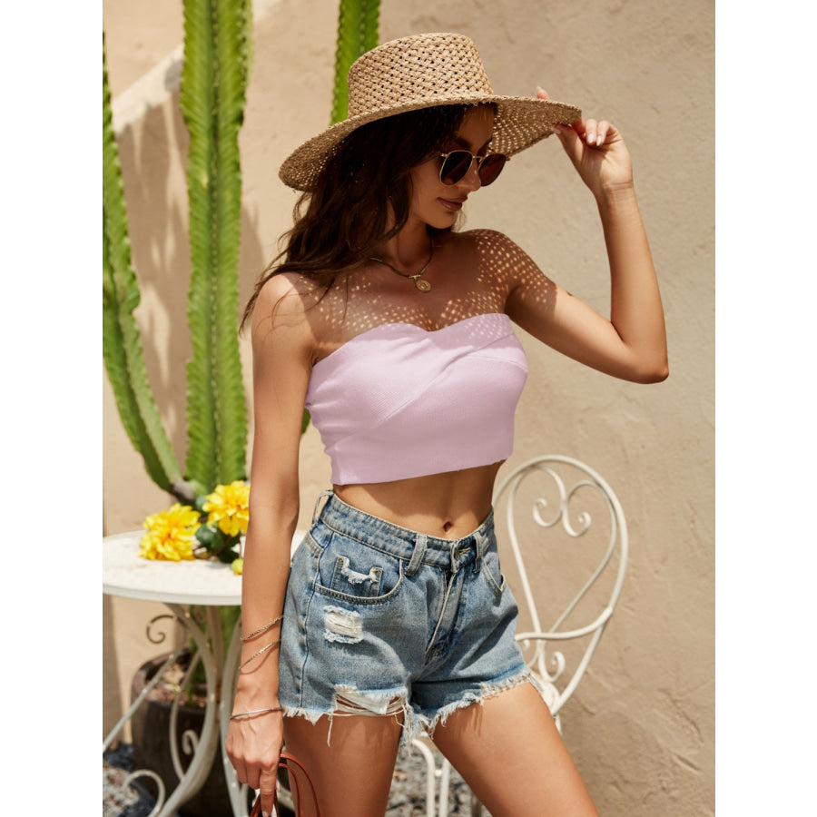 Tube Cropped Top Apparel and Accessories