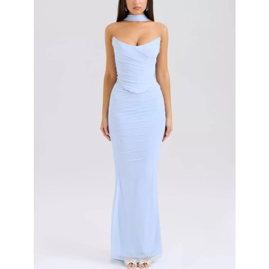 Tube Top and Maxi Skirt Set Apparel and Accessories