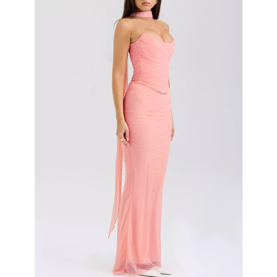 Tube Top and Maxi Skirt Set Apparel and Accessories
