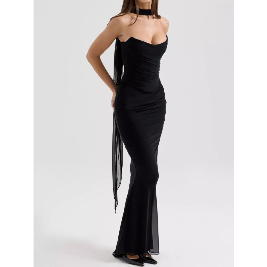 Tube Top and Maxi Skirt Set Apparel and Accessories