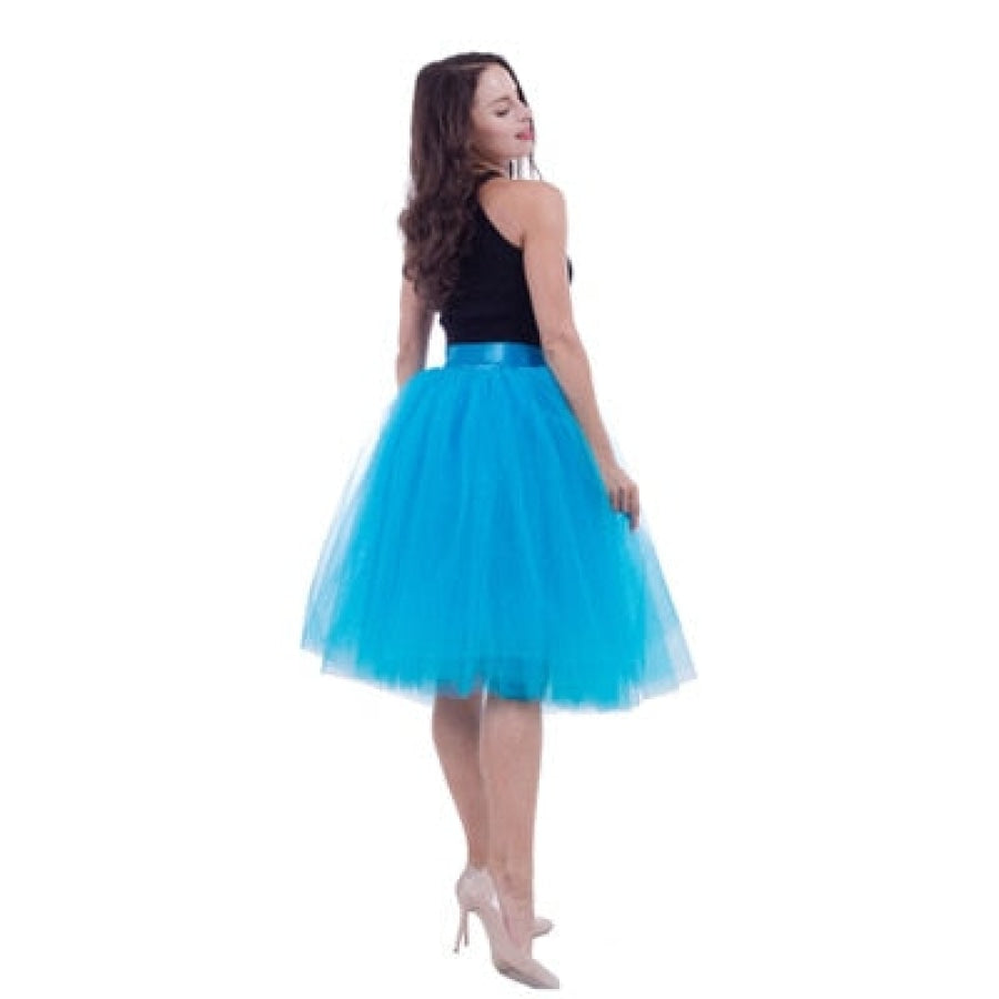 Tulle Midi Skirt - Assorted Colours blue Women’s Fashion - Women’s Clothing - Bottoms - Skirts