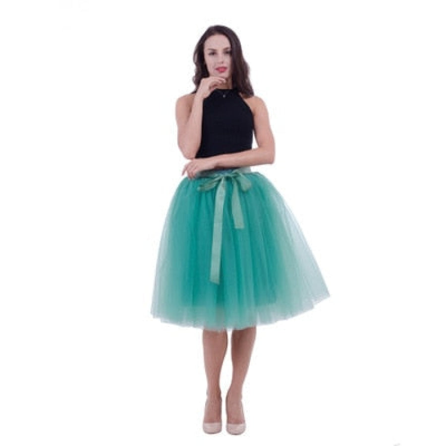 Tulle Midi Skirt - Assorted Colours light green Women’s Fashion - Women’s Clothing - Bottoms - Skirts