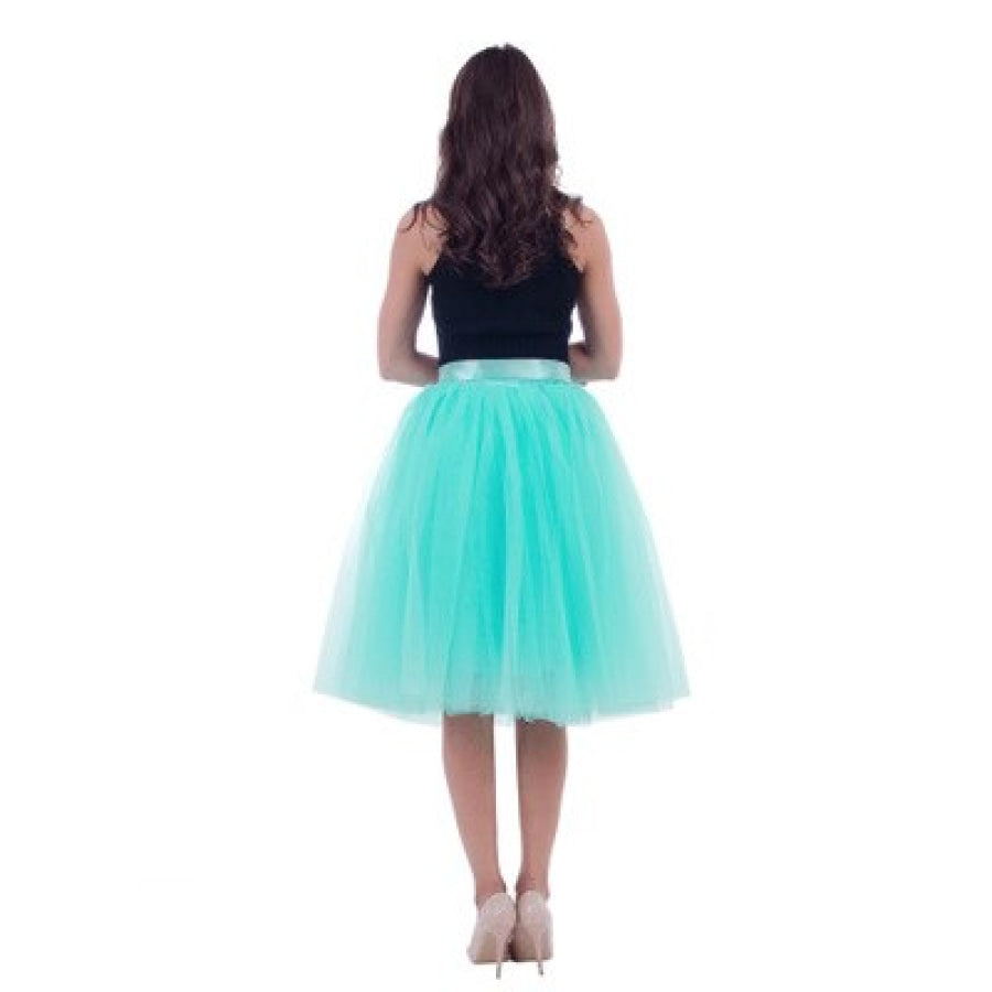 Tulle Midi Skirt - Assorted Colours mint green Women’s Fashion - Women’s Clothing - Bottoms - Skirts