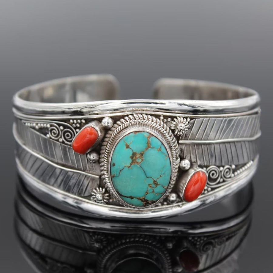 Turquoise Open Bracelet Style A / One Size