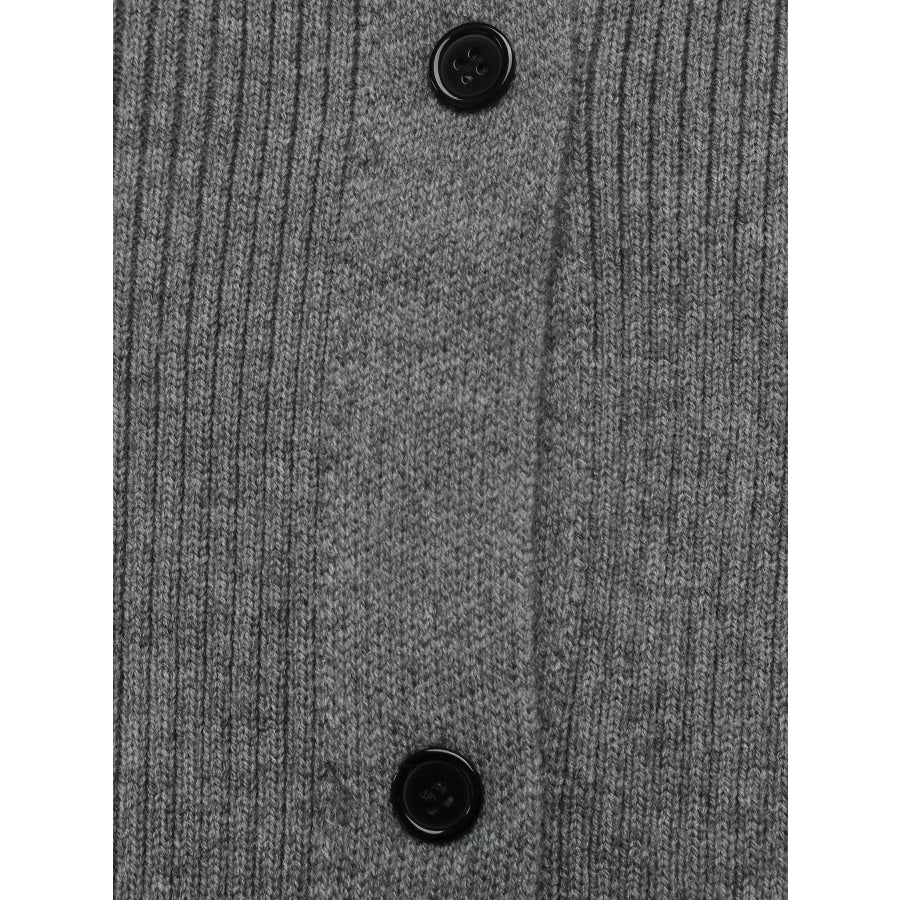 Turtleneck Button-Down Cardigan Apparel and Accessories
