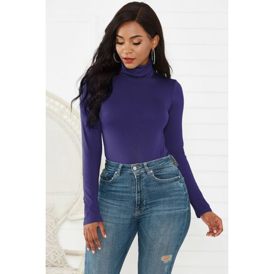 Turtleneck Long Sleeve Bodysuit Clothing