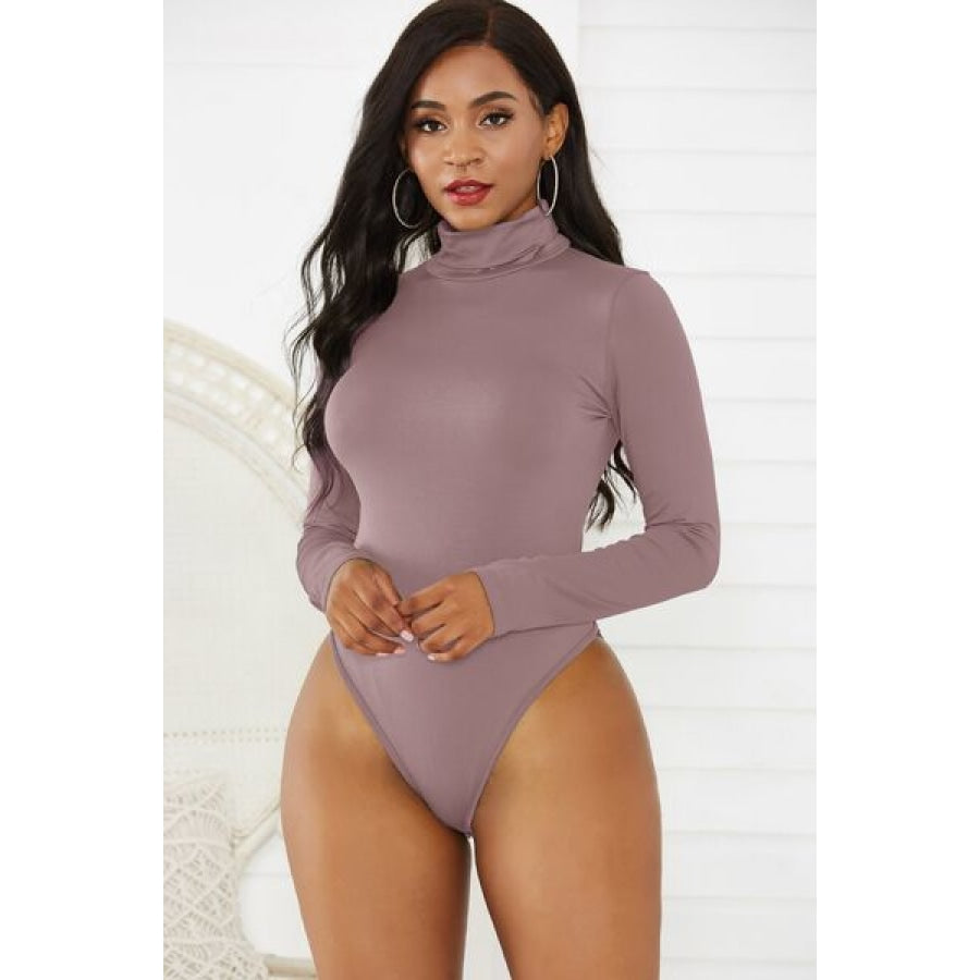 Turtleneck Long Sleeve Bodysuit Clothing