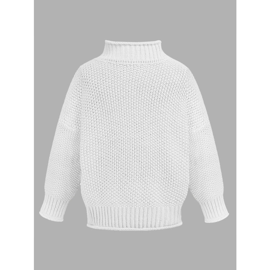 Turtleneck Long Sleeve Sweater Apparel and Accessories