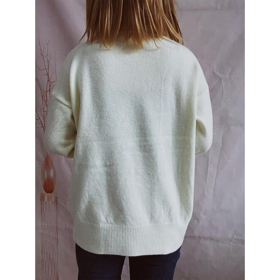 Turtleneck Long Sleeve Sweater Clothing