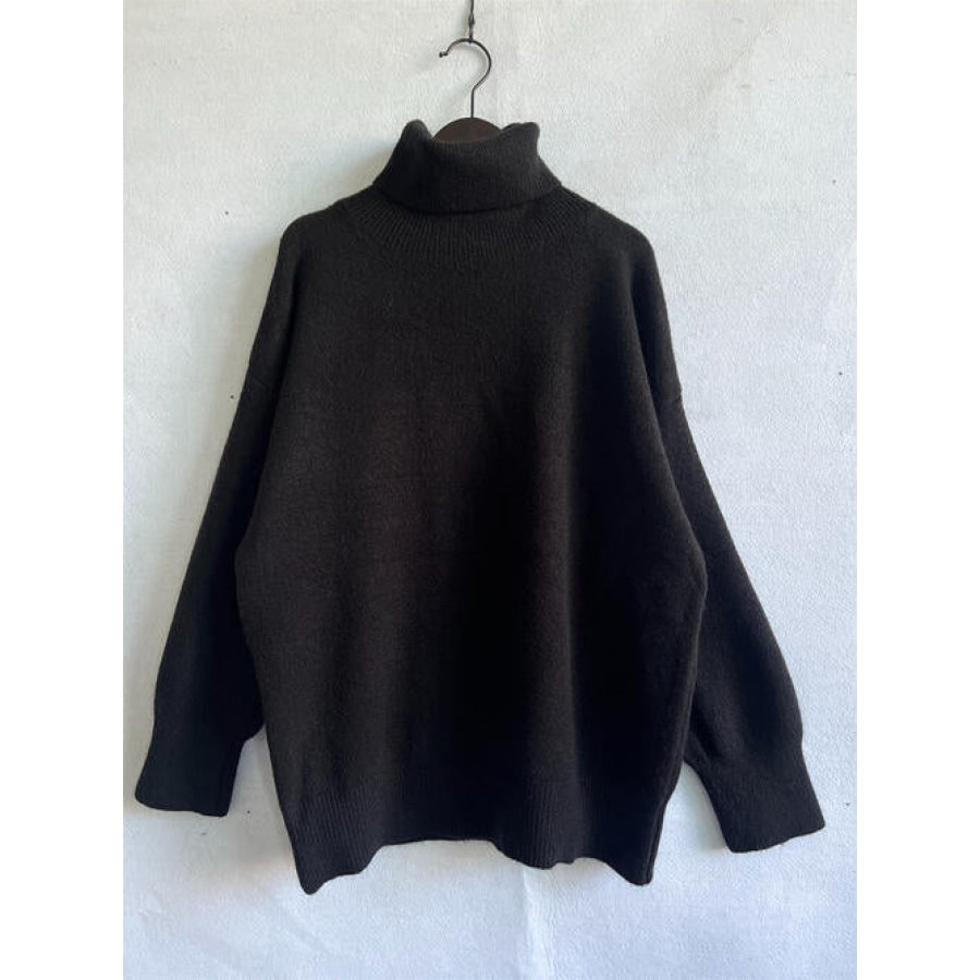 Turtleneck Long Sleeve Sweater Clothing