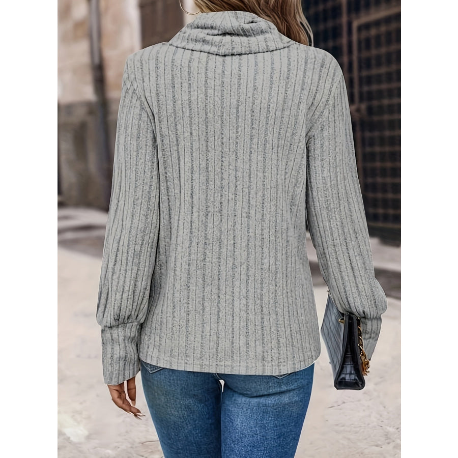 Turtleneck Long Sleeve T - Shirt Apparel and Accessories