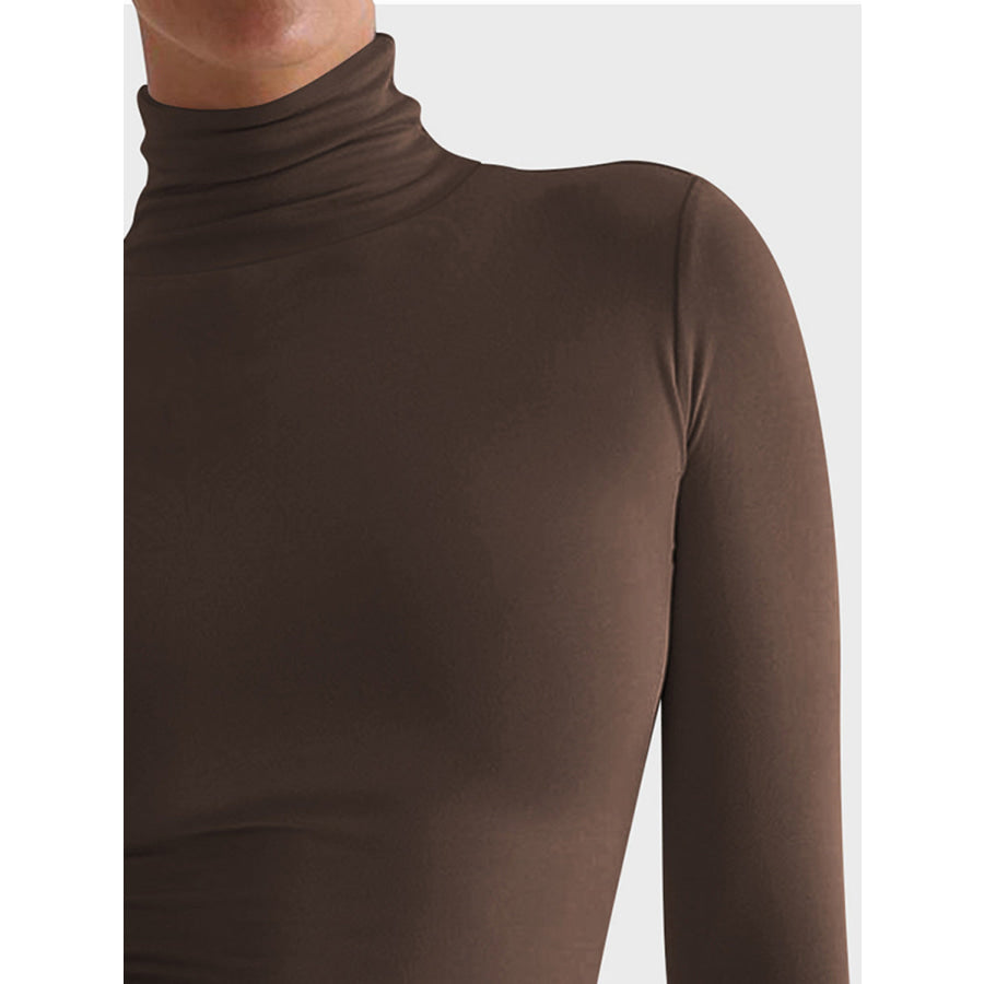 Turtleneck Long Sleeve T-Shirt Apparel and Accessories