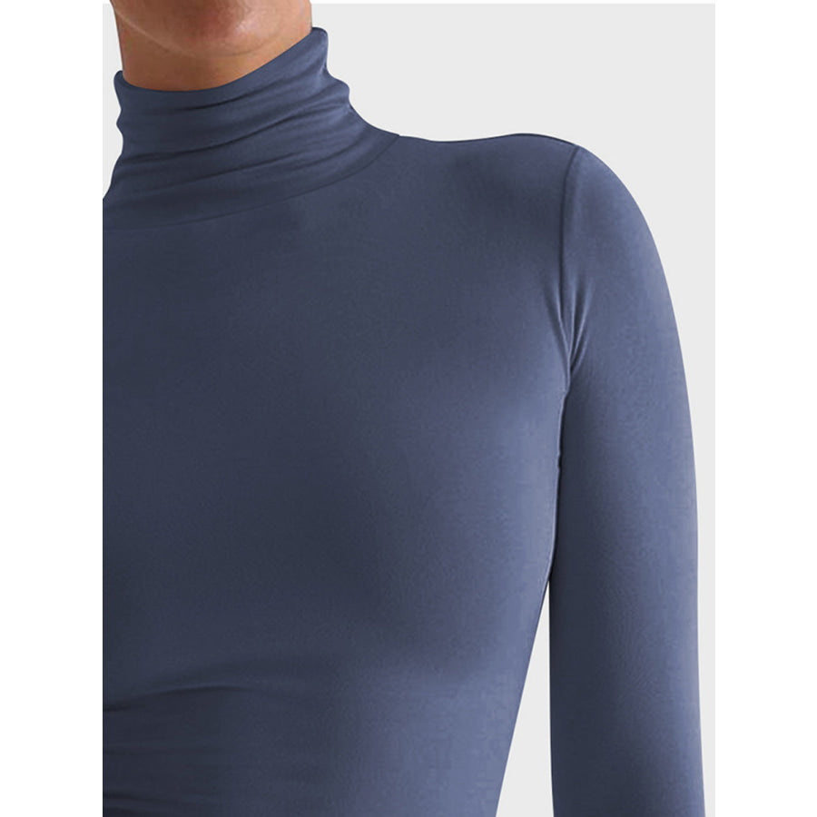 Turtleneck Long Sleeve T-Shirt Apparel and Accessories