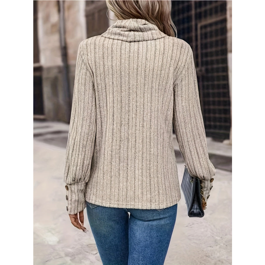 Turtleneck Long Sleeve T - Shirt Apparel and Accessories