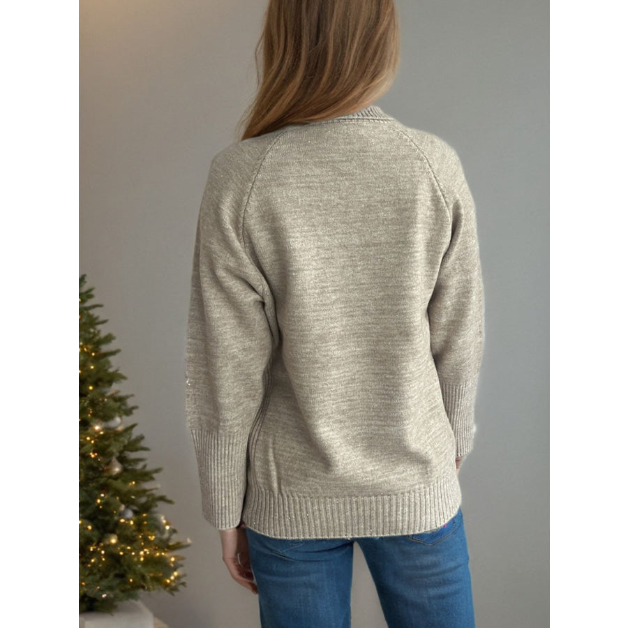 Turtleneck Raglan Sleeve Sweater Apparel and Accessories