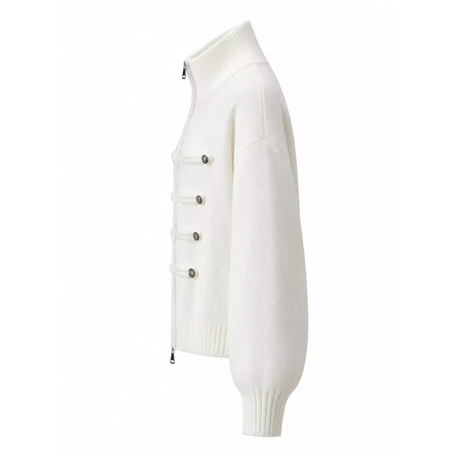 Turtleneck Zip-Up Cardigan Apparel and Accessories