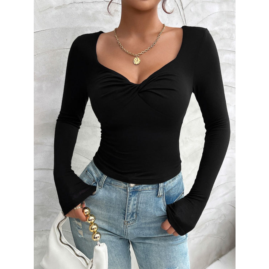 Twisted Long Sleeve T-Shirt Apparel and Accessories