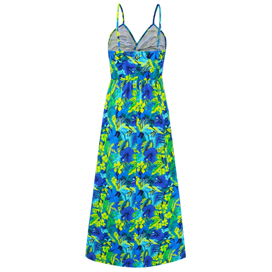 Twisted Printed V-Neck Cami Dress Apparel and Accessories