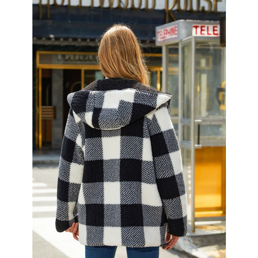 Two-Side Wear Hooded Coat