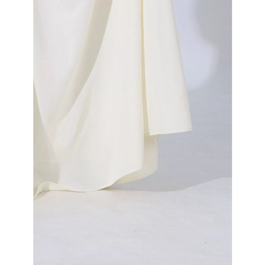 Two Tone Tube Maxi Dress Apparel and Accessories