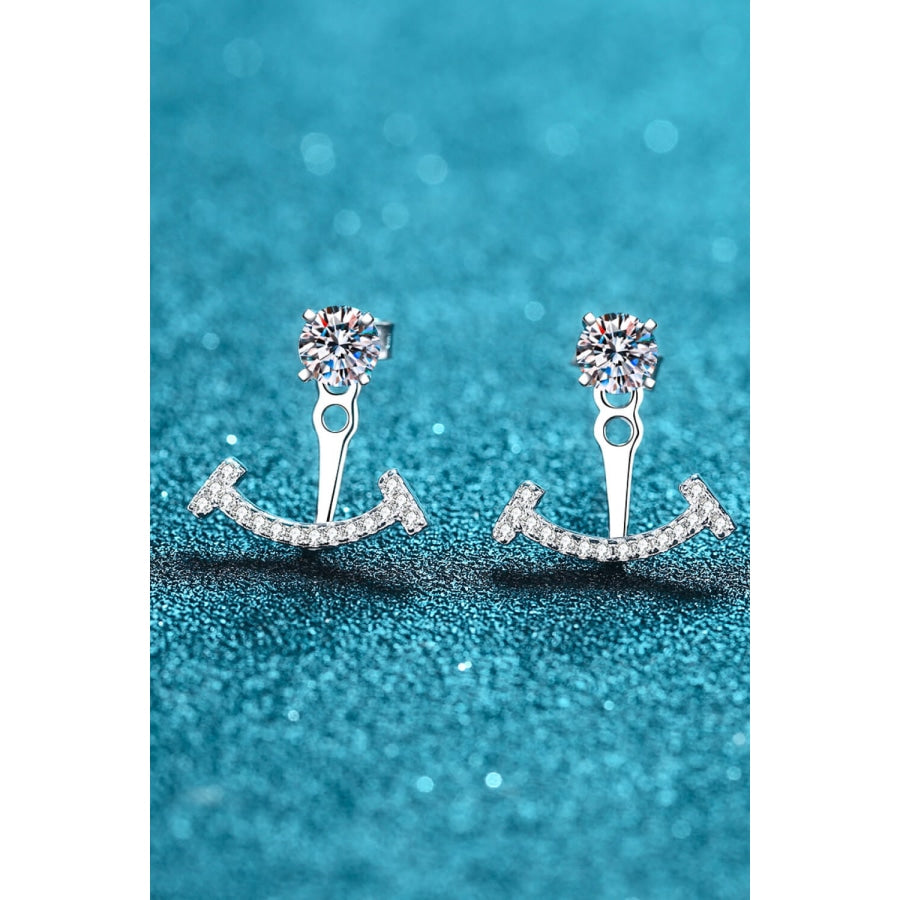 Two Ways To Wear Moissanite Earrings Silver / One Size