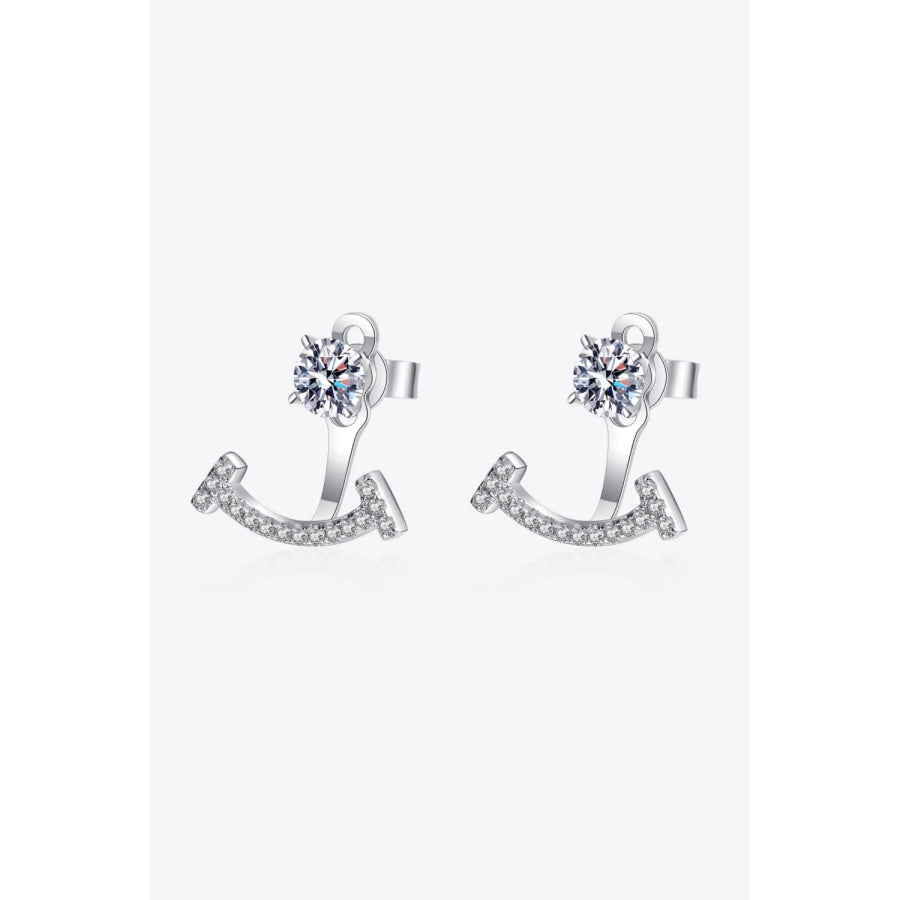 Two Ways To Wear Moissanite Earrings Silver / One Size