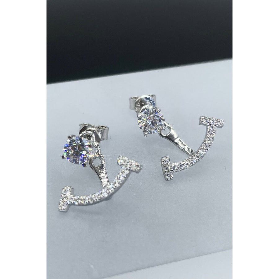 Two Ways To Wear Moissanite Earrings Silver / One Size