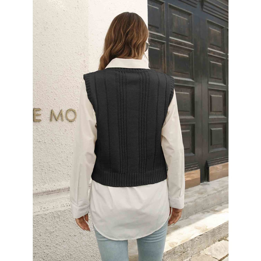 Urban Style V-Neck Sweater Vest