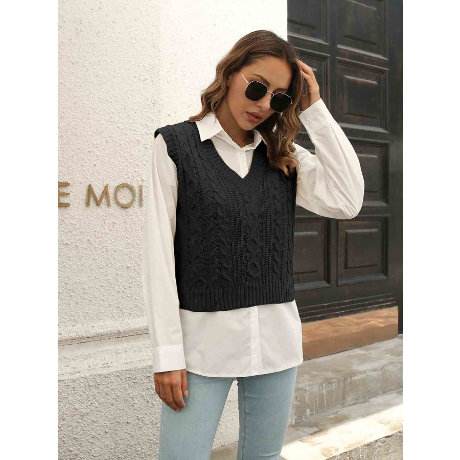 Urban Style V-Neck Sweater Vest