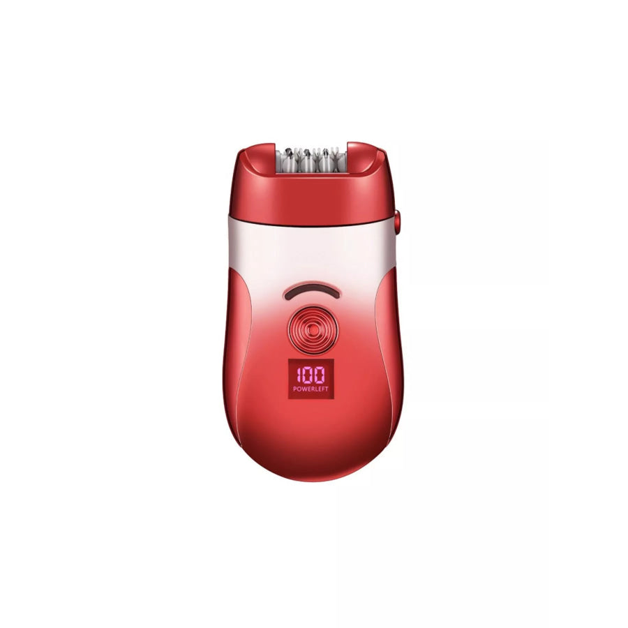 USB Rechargeable Portable Painless Hair Removal Red / ONESIZE Apparel and Accessories