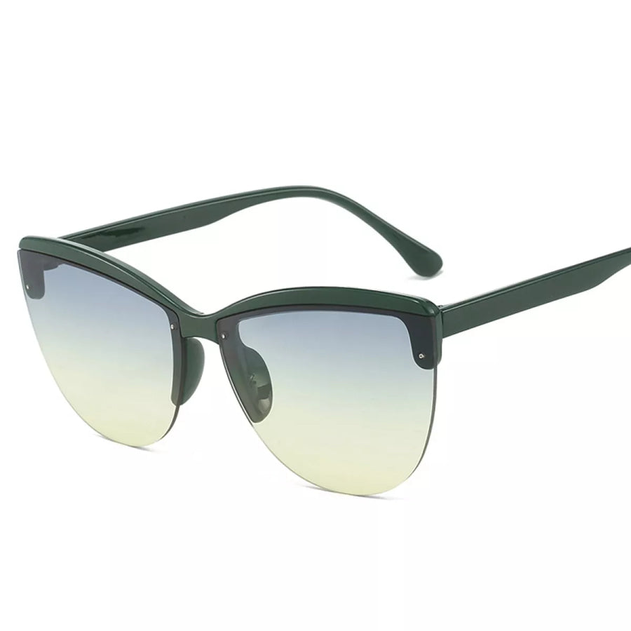 UV Protection Half-Rim Sunglasses Style E / One Size Apparel and Accessories
