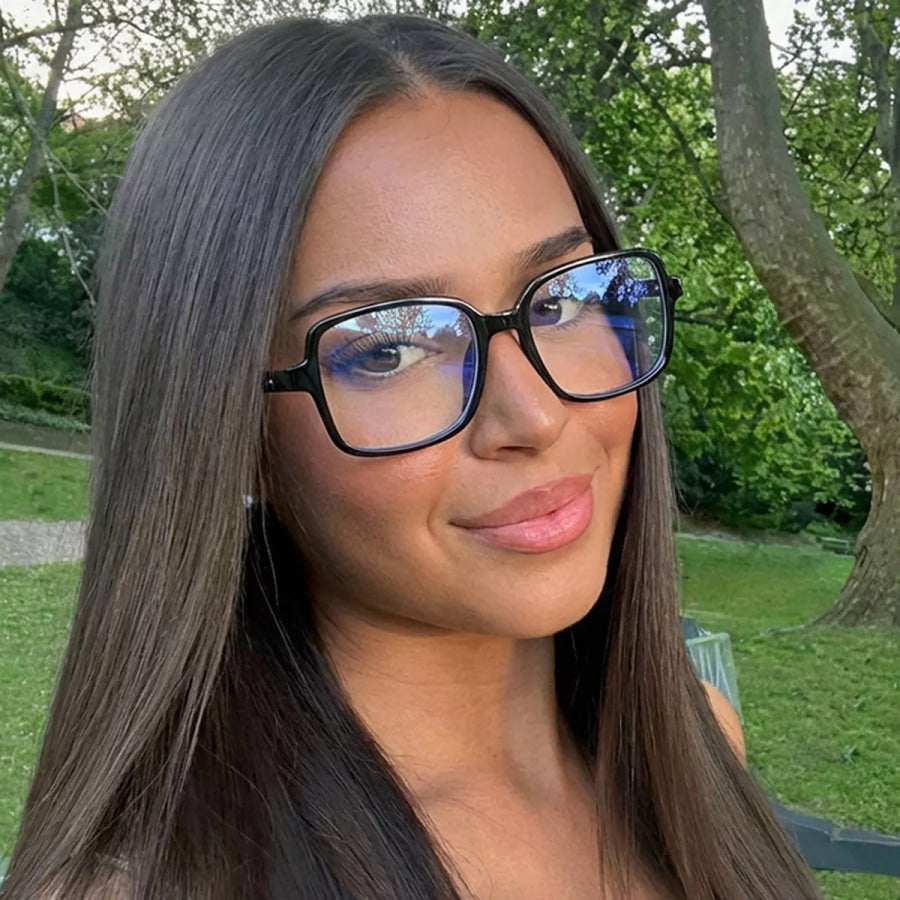 UV Protection Square Sunglasses Transparent / One Size Apparel and Accessories