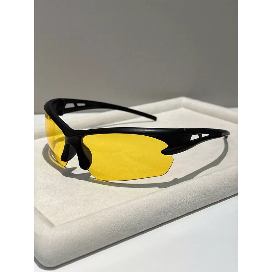 UV Protective Tinted Sunglasses Pastel Yellow / One Size Apparel and Accessories