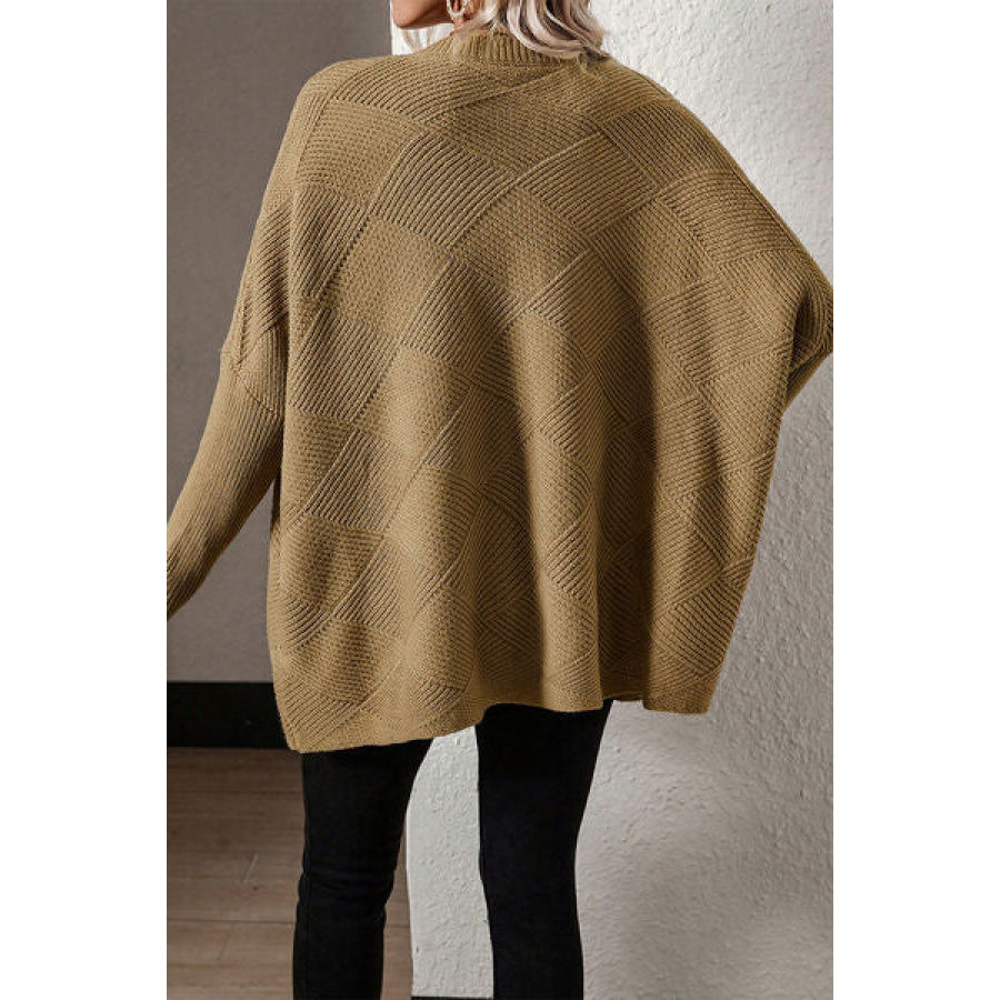 V - Neck Batwing Sleeve Pullover Sweater Clothing