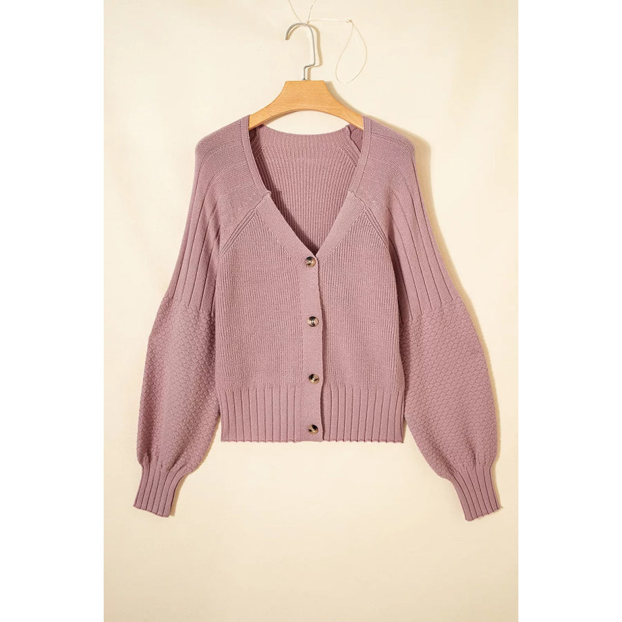 V-Neck Button-Down Cardigan Apparel and Accessories