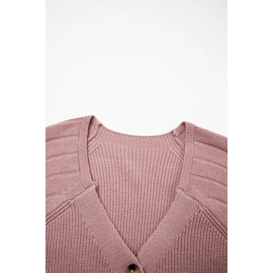 V-Neck Button-Down Cardigan Apparel and Accessories
