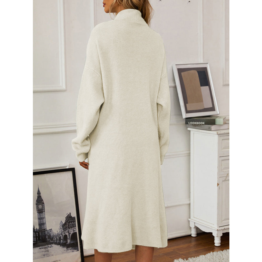Wholesale MOQ6 V-Neck Cami Dress and Open Front Cardigan Sweater Set Wholesale MOQ6 V-Neck Cami Dress and Open Front Cardigan Sweater Set
