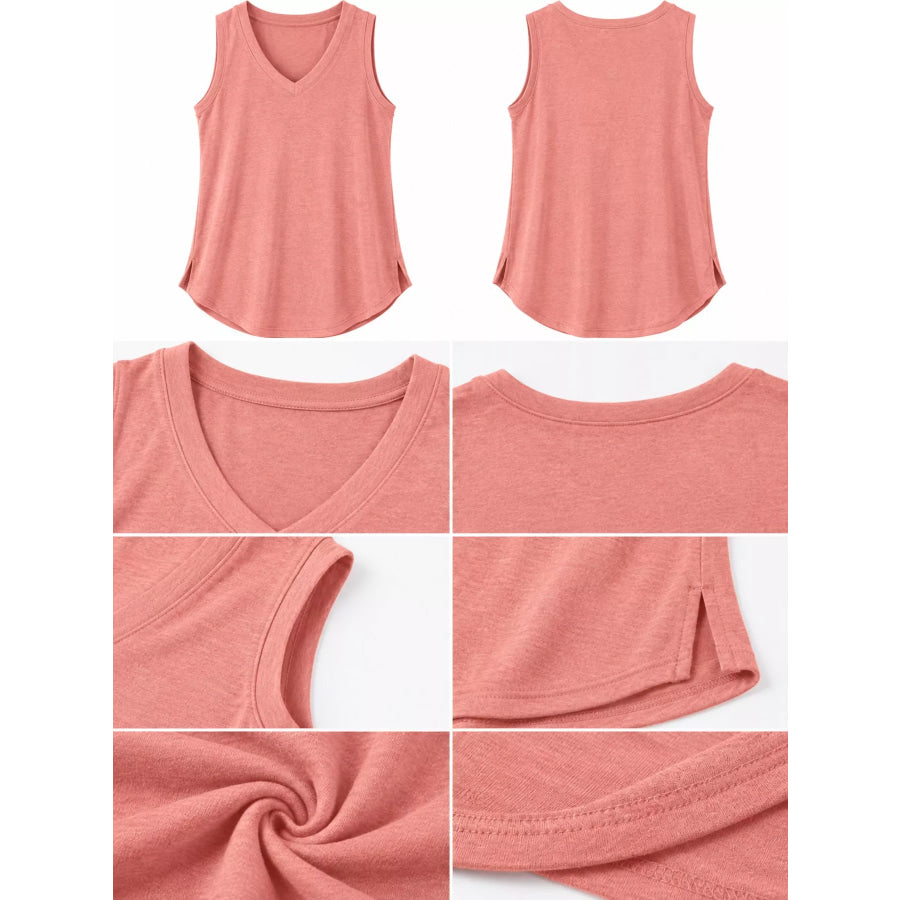 V-Neck Casual Loose Fit Tank Top Apparel and Accessories