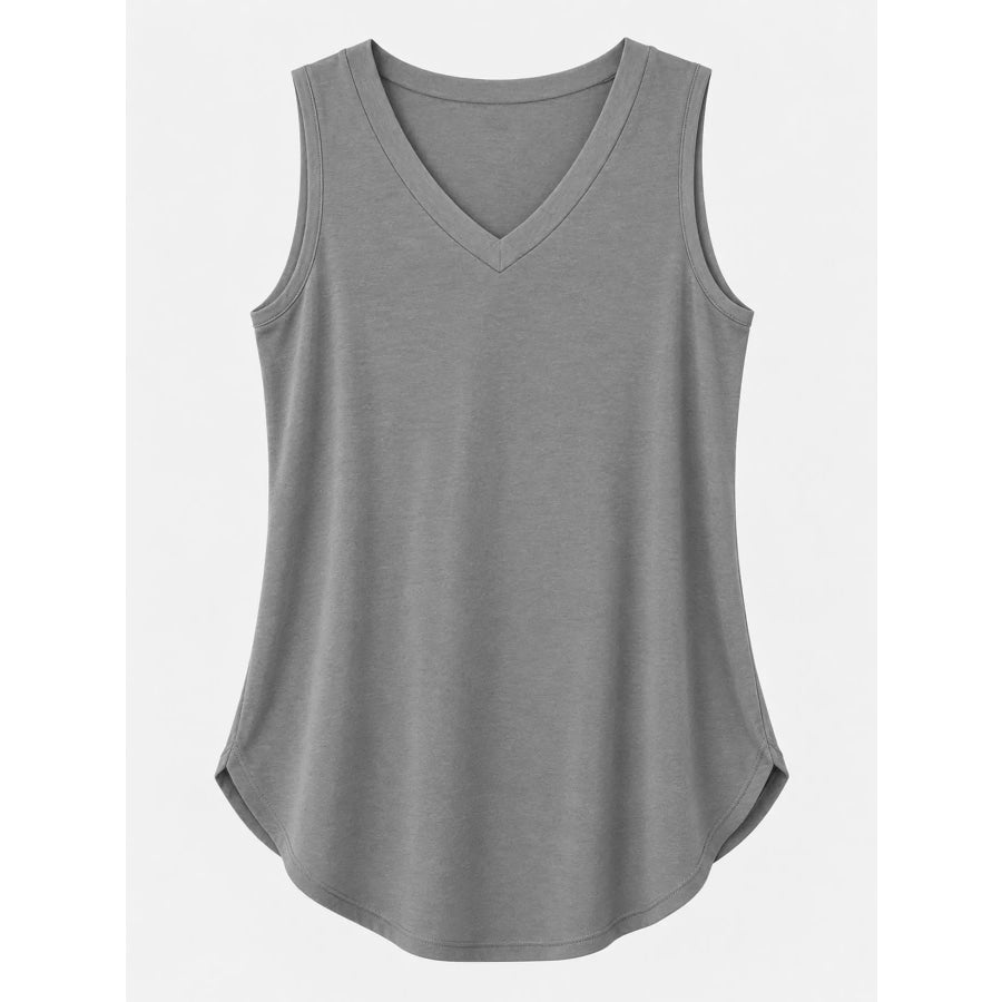 V-Neck Casual Loose Fit Tank Top Apparel and Accessories