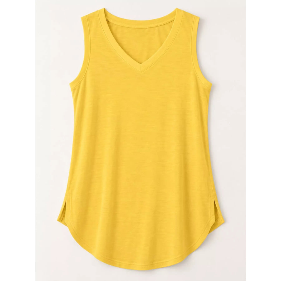 V-Neck Casual Loose Fit Tank Top Apparel and Accessories