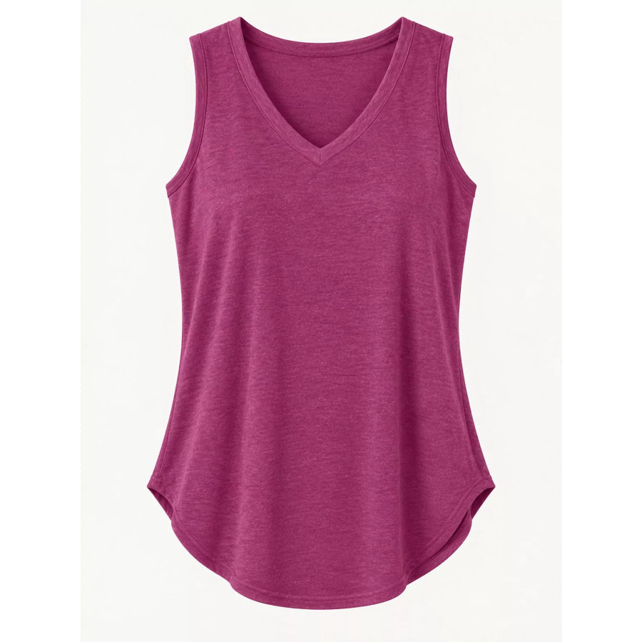V-Neck Casual Loose Fit Tank Top Apparel and Accessories
