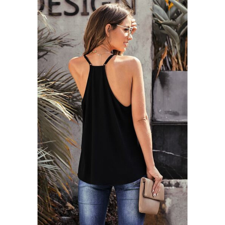 V - Neck Contrast Cami Apparel and Accessories