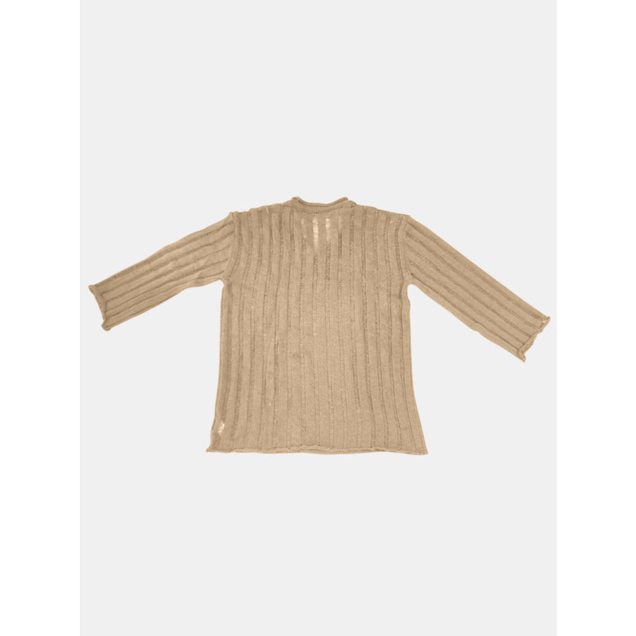 V-Neck Long Sleeve Sweater Apparel and Accessories