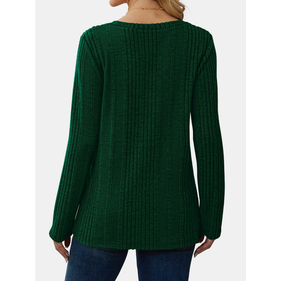 V-Neck Long Sleeve T-Shirt Apparel and Accessories